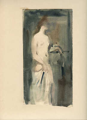 Рудаков Константин Иванович. Обнаженная натурщица